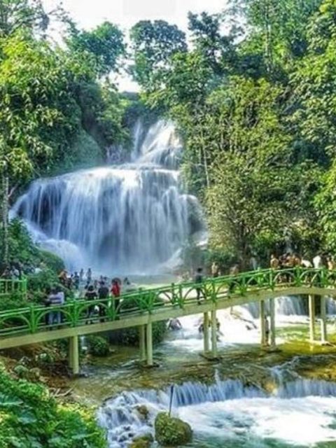 du lịch thác thăng thiên hòa bình
